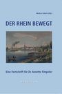 Markus Todoric (Hg.), DER RHEIN BEWEGT, Eine Festschrift für Dr. Annette Fimpeler, Mercator. Illustration: Flusslandschaft.