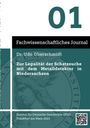 Udo Oberschmidt: Zur Legalität der Schatzsuche mit dem Metalldetektor in Niedersachsen, Buch