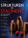 "Strukturen des Staunens" steht oben. Darunter Becher, Kugeln und Symbole für Zauberkunst with och weiterer Text.