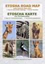 Claudia Du Plessis: ETOSCHA KARTE (Etosha National Park, Namibia) mit Fotogalerie, Buch