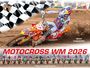 Motocross WM 2026, Simon Längenfelder auf einem Motorrad in Aktion, unten Startlinie mehrerer Fahrer.