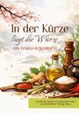 „In der Kürze liegt die Würze. Ein Haiku-Kochbuch.“ Illustration mit Gewürzen und Kirschblütenzweig.
