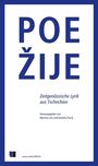 „POE ŽIJE“, in Großbuchstaben, gefolgt von „Zeitgenössische Lyrik aus Tschechien“. Herausgeber: Martina Lisa, Daniela Pusch.
