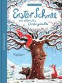 „Erster Schnee – die schönsten Wintergedichte“, Illustration: Buntes Wintermotiv mit Tieren um einen Baum.