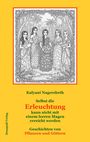 Text: "Kalyani Nagersheth. Selbst die Erleuchtung kann nicht mit einem leeren Magen erreicht werden. Geschichten von Pflanzen und Göttern."

Illustration: Fünf Frauen in traditionellen Gewändern, umgeben von Pflanzen.