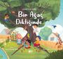 "Sünnetler Serisi - 1: Bir Ağaç Diktiğinde", Kinder spielen um einen Baum. Drachen, Blumen im Hintergrund.