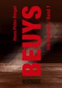 Hans Peter Riegel, BEUYS, Die Biografie / Band 1. Braun und rote Schrift, Titel im Hintergrund.