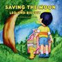„SAVING THE MOON, LEO AND BISCUIT“ von Iordache Diana Ionela. Illustration: Kind neben einer Maus vor einem Haus.