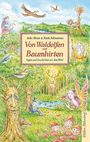 "Von Waldelfen und Baumhirten. Sagen und Geschichten aus dem Wald." Illustration mit Elfen und Baumwesen.