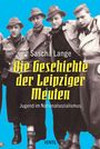 "Sascha Lange. Die Geschichte der Leipziger Meuten: Jugend im Nationalsozialismus. Schwarz-weiß Foto von vier jungen Männern."