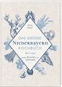 "Das große Niederbayern Kochbuch, guade Rezepte von dahoam, Anna Ulmer." Gezeichnete Motive wie Hirsch, Fisch, Brezel.