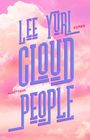 Text: "Lee Yuri", "Cloud People", "Roman", "Kunstmann". Hintergrund: Rosa Wolken, surreal gestaltet.