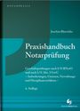 "Praxishandbuch Notarprüfung" von Joachim Blaeschke, 4. Auflage. Titel in weiß auf blaugrünem Hintergrund. Logo unten rechts.