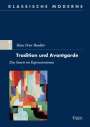 Hans Peter Buohler: Tradition und Avantgarde, Buch