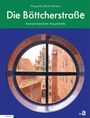Oben steht: "Fotografie Ullrich Altmann. Die Böttcherstraße. Bremens heimliche Hauptstraße." Rundes Fenster; Backsteinhäuser.