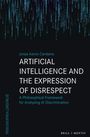 Buchtitel: "Artificial Intelligence and the Expression of Disrespect". Ein Matrix-artiger Hintergrund mit fallendem Code.