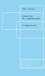 Anne Carson: Albertine. 59 Liebesübungen, Buch