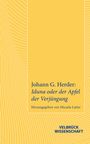 : Johann G. Herder: Iduna oder der Apfel der Verjüngung, Buch