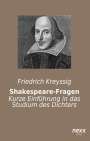 Friedrich Kreyssig: Shakespeare-Fragen, Buch