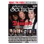 "Sonic Seducer" oben mit "The Damned" in roter Schrift darunter. Fotos von Bandmitgliedern und anderen Künstlern.