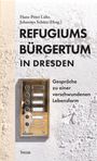 „REFUGIUMS BÜRGERTUM IN DRESDEN. Gespräche zu einer verschwundenen Lebensform.“ Altes Klingelschild, strukturierte Wand.