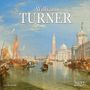 William Turner, 2027. Eine lebendige Hafenszene mit Booten, einem Turm und klassischer Architektur unter blauem Himmel.