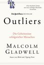 "Outliers" von Malcolm Gladwell; New York Times-Bestseller. "Die Geheimnisse erfolgreicher Menschen". Oben sind glänzende Kugeln.