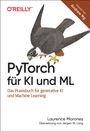 "PyTorch für KI und ML", Praxisbuch über KI, Vorwort von Andrew Ng, Illustration eines im Flug jagenden Falken.