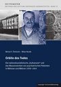 ZEITFENSTER, Titel "Orbite des Todes", Text über NS-"Euthanasie". Oben links Gebäude, Portrait in der Mitte, rechts eine Plakette.