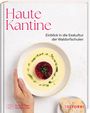 "Haute Kantine. Einblick in die Esskultur der Waldorfschulen." Ein Teller mit gelber Sauce und roter Garnitur.