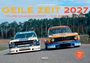 Große Texte: "GEILE ZEIT 2027", "TOURENWAGENSPORT – DIE BESTEN JAHRE". Zwei Rennwagen dicht nebeneinander auf der Strecke.