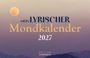 Text: "Mein lyrischer Mondkalender 2027". Ein Mond am Himmel über einer Berglandschaft in sanften Farben.