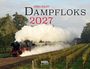Text: "Jörg Hajt Dampfloks 2027". Eine Dampflok fährt durch eine grüne Landschaft unter blauem Himmel.