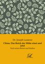 Joseph Lauterer: China. Das Reich der Mitte einst und jetzt, Buch