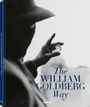Text: "The William Goldberg Way". Ein Mann im Schatten hält einen großen Rohdiamanten in der Hand.