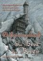 „Ein Rollenspiel-Abenteuer in den eisigen Weiten des Riesenjoch-Gebirges. Schrynenbach: Die Brut des Bösen von Karl-Heinz Zapf.“ Illustration mit einem Turm in verschneiter Berglandschaft.