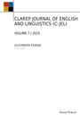 Clarep Journal Of English And Linguistics (C-Jel), Buch