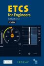 "ETCS for Engineers", Ian Mitchell (Editor), 2nd edition. Gelbe Schrift vor blauem Hintergrund; Anzeige und Diagramme darunter.