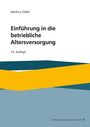 Text: Einführung in die betriebliche Altersversorgung, 14. Auflage, Markus Keller. Unten farbige geometrische Formen.