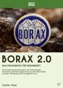 „Borax 2.0 - Das Praxisbuch für Gesundheit“ von Amelie Ulmer. Ein rundes, blaues Borax-Logo auf Steinen.