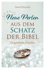 Text: "Neue Perlen aus dem Schatz der Bibel. 52 geistliche Impulse. Daniel Bormuth. Francke."  
Eine Perle in einer Auster auf weißen Perlen.
