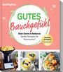 Logo "ZauberTopfClub". "GUTES Bauchgefühl". Text: "Dein Darm in Balance". Oben rosa Hintergrund. Bilder: Thermomix, Desserts, Grillspieße.