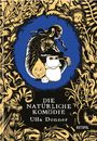 „DIE NATÜRLICHE KOMÖDIE“ von Ulla Donner. Illustration: Figuren umgeben von pflanzenartigen Mustern, kontrastreiche Farben.