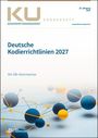„Deutsche Kodierrichtlinien 2027“, „Mit MD-Kommentar“. Oben links ein Logo „KU Gesundheitsmanagement“. 