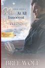 "Once Upon a Not At All Innocent Kiss." Ein Mann blickt lächelnd aus einem vereisten Fenster, warm eingepackt.