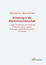 Eduard Norden: Einleitung in die Altertumswissenschaft, Buch