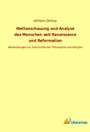 Wilhelm Dilthey: Weltanschauung und Analyse des Menschen seit Renaissance und Reformation, Buch