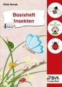 Text: "Basisheft Insekten", "Ready for Anybook", "mit METACOM". Illustration: Insekten, Schmetterling, Marienkäfer. BVK-Logo.