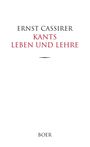 Ernst Cassirer: Kants Leben und Lehre, Buch