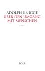 Adolph Knigge: Über den Umgang mit Menschen, Buch